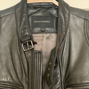 Banana Republic men’s leather jacket